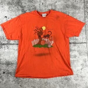 Vintage Halloween Shirt Size XL Distressed Condition